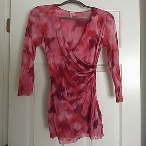 NWOT Sweet Pea pink and red shirt